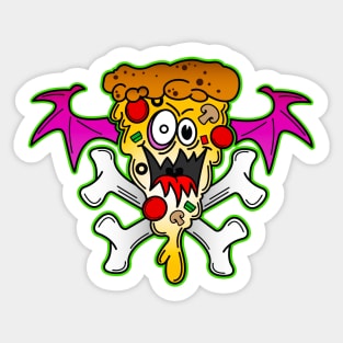 Pizza Monster Sticker